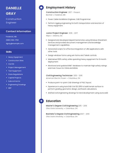 Resume example 4