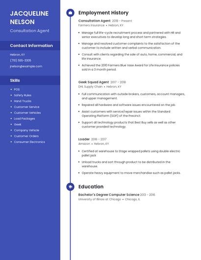 Consultation Agent Resume
