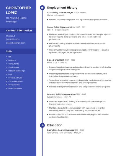 Resume example 4