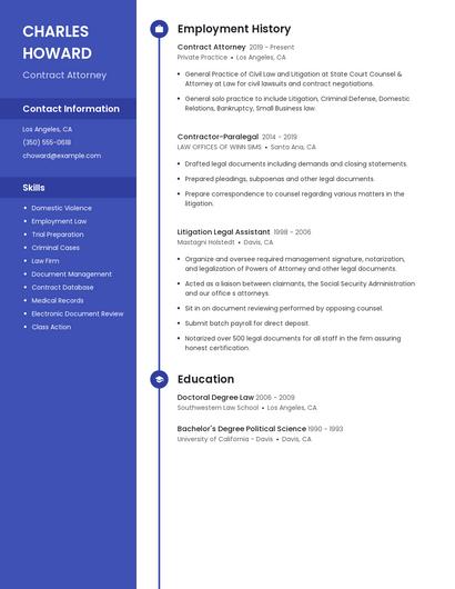 Resume example 5