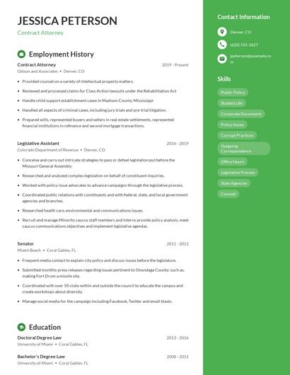 Resume example 4