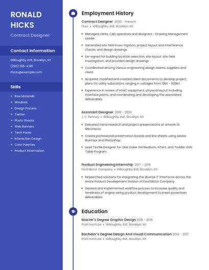 Resume example 5