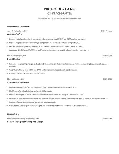 Contract-Drafter Resume