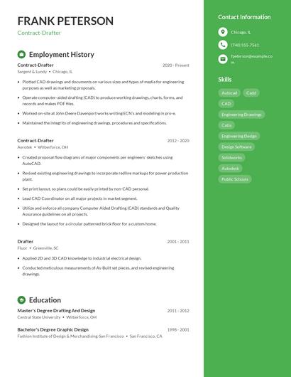 Contract-Drafter Resume