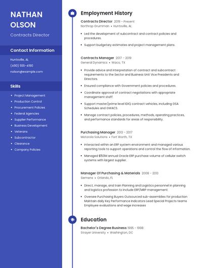 Resume example 4