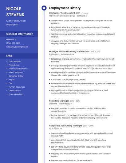 Resume example 4