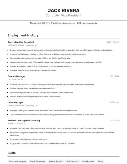 Resume example 2