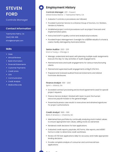 Resume example 5