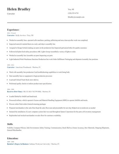 Converter Resume