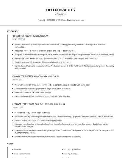 Converter Resume