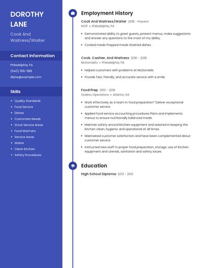 Resume example 4