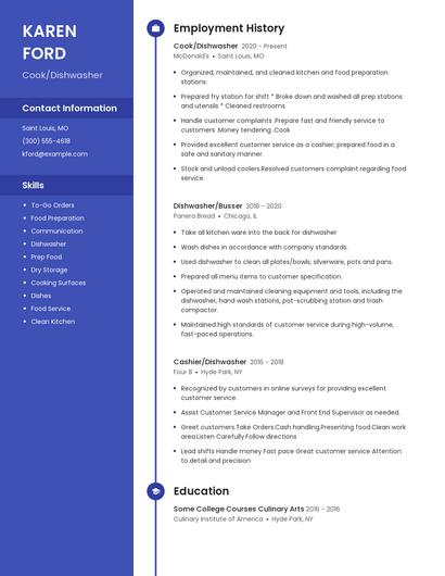 Resume example 5