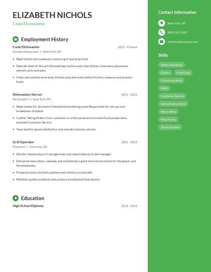 Resume example 4