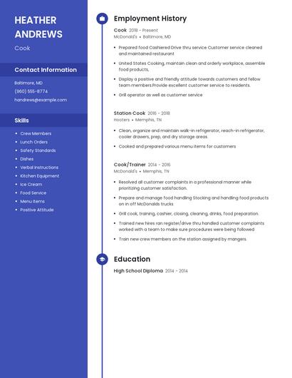 Cook Resume