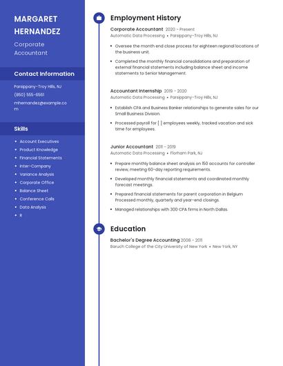 Resume example 5