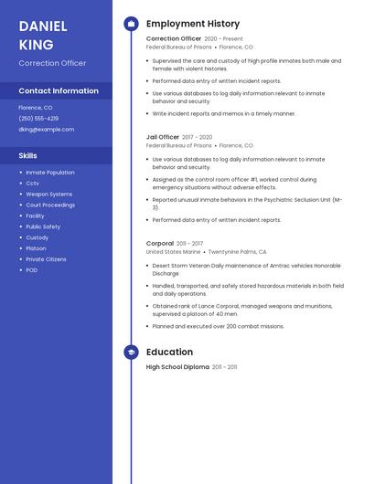 Resume example 5