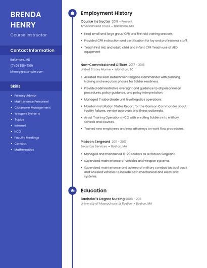 Resume example 5