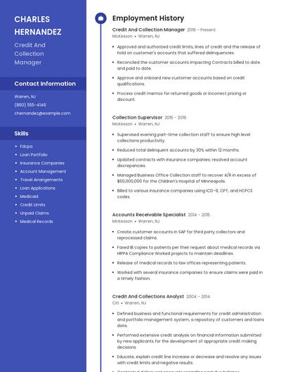 Resume example 5