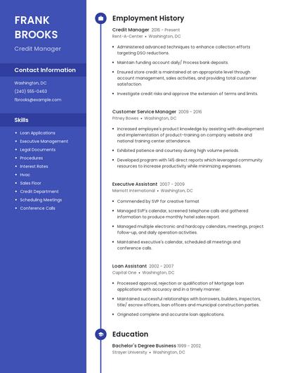 Resume example 5