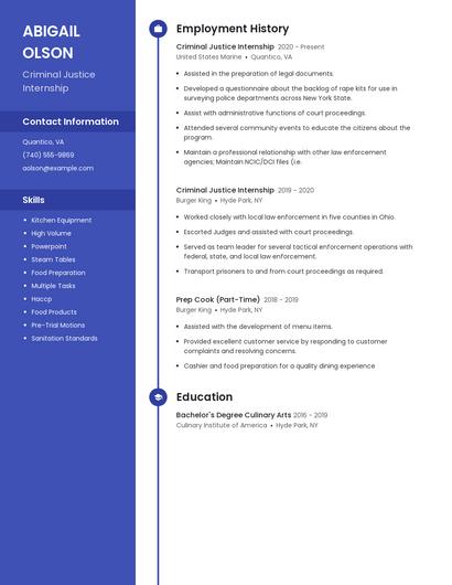 Resume example 5