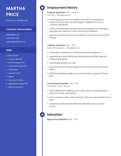 Resume example 4