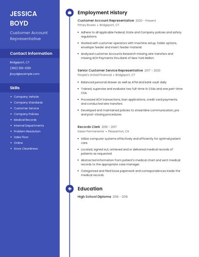 Resume example 5