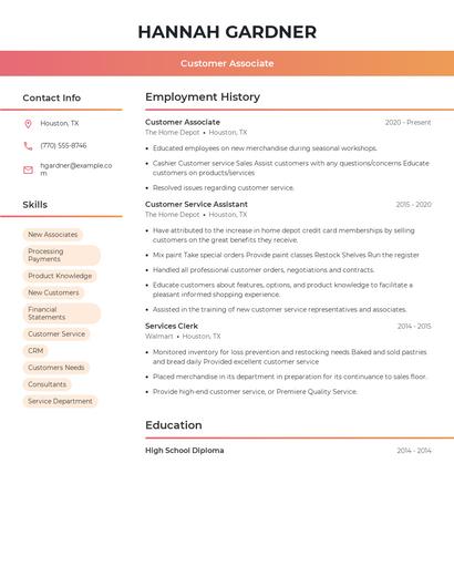 Resume example 3