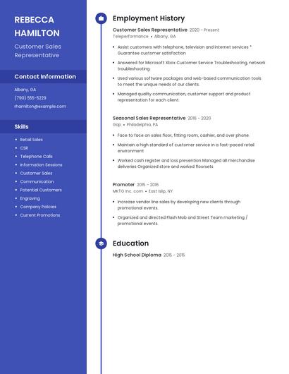 Resume example 4