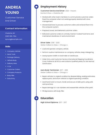 Resume example 4