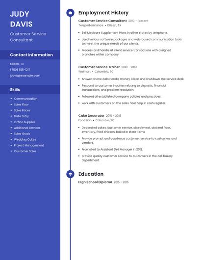 Resume example 4