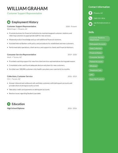 Resume example 5