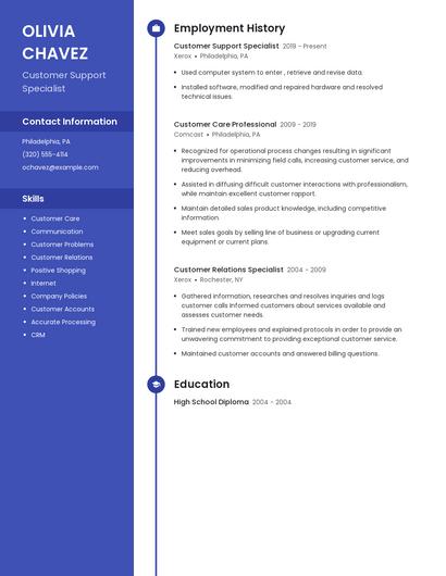 Resume example 5