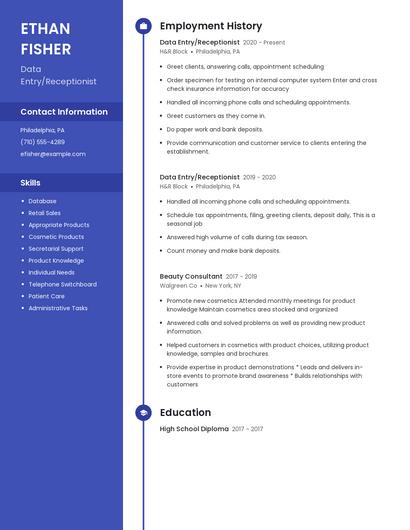 Resume example 4