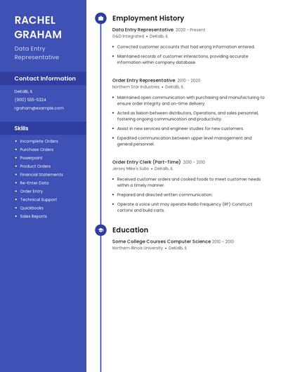 Resume example 4
