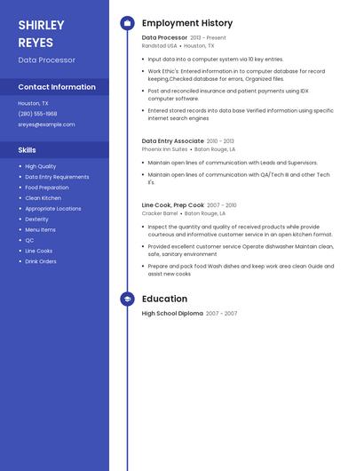 Resume example 5