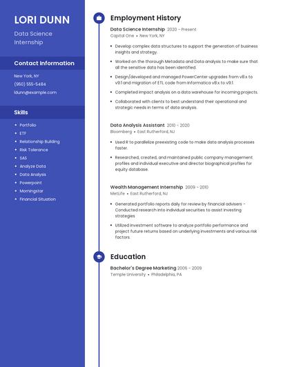 Resume example 4