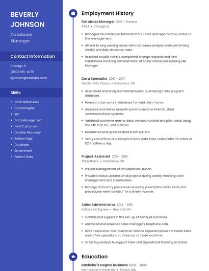Resume example 4