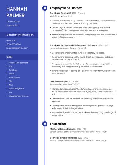 Resume example 4