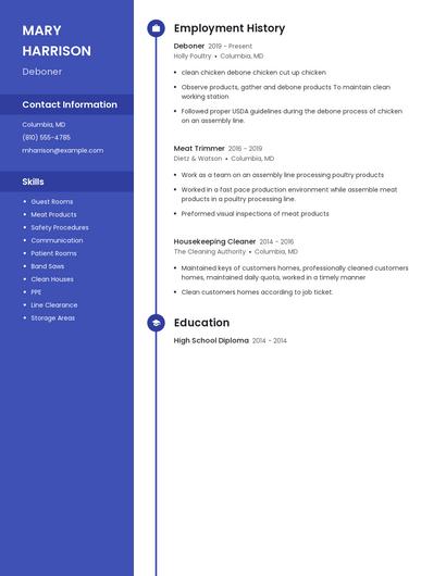 Resume example 4