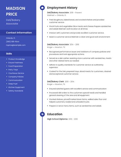Resume example 4