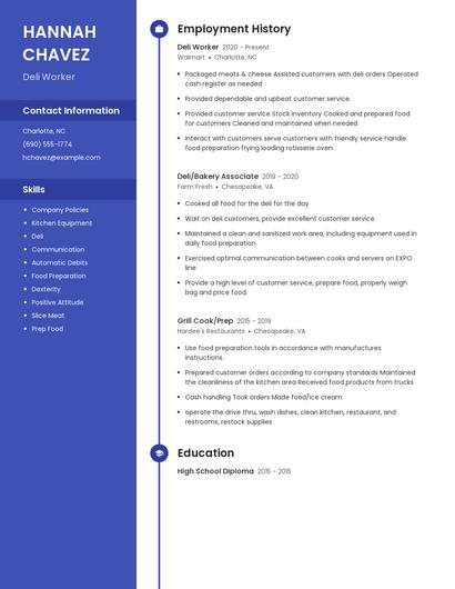 Resume example 4