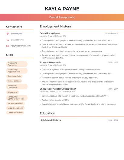 Resume example 3
