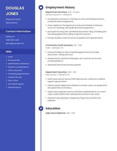 Resume example 4