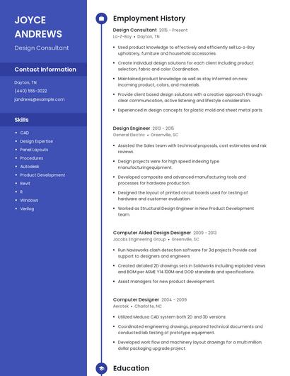 Resume example 5