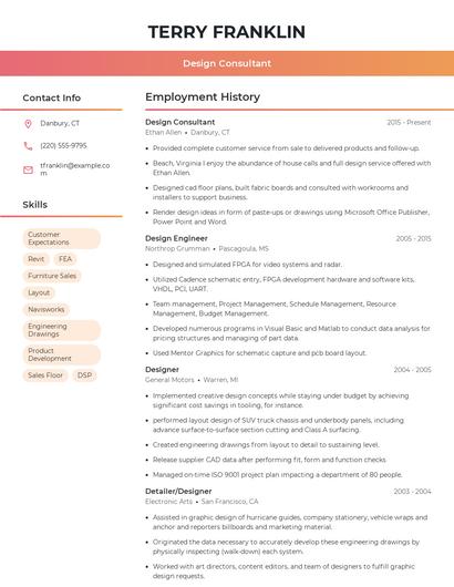Resume example 3