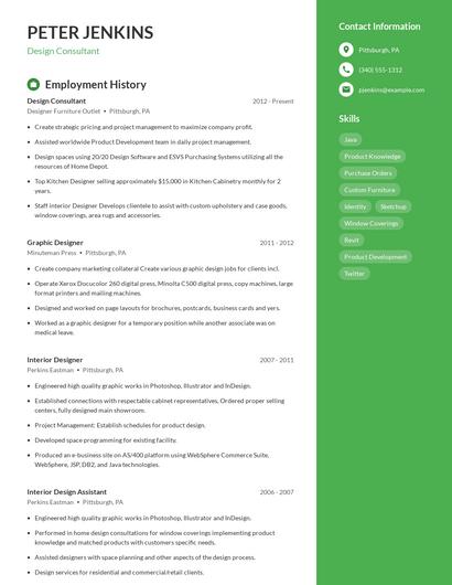 Resume example 4