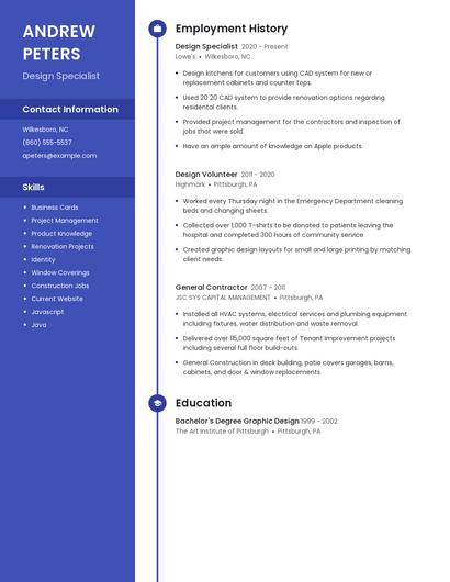 Resume example 4