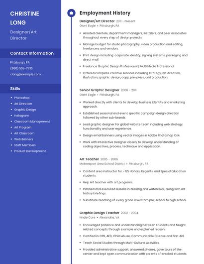 Resume example 4