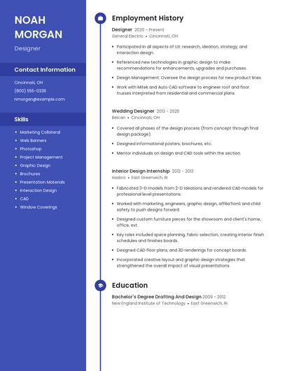Resume example 5
