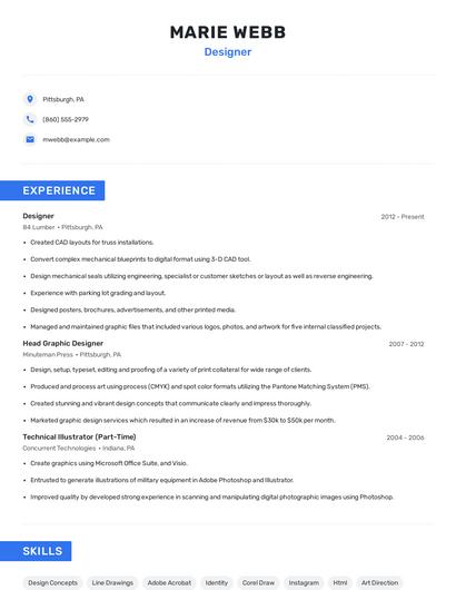 Designer Resume